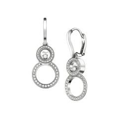 839209-1002 | Buy Online Chopard Happy 8 White Gold Diamond Earrings