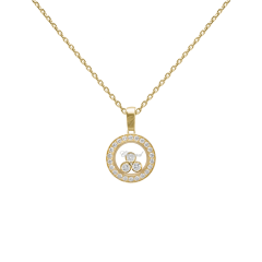 79A018-0201 | Chopard Happy Diamonds Icons Yellow Gold Diamond Pendant