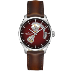 H32675570 | Hamilton Jazzmaster Open Heart Auto 40 mm watch. Buy Online