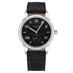 736 | Nomos Club Campus Night Manual Anthracite Leather 38 mm watch. Buy Online