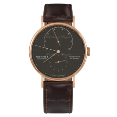 954 | Nomos Lambda Manual Velvet Black 39mm watch. Buy Online