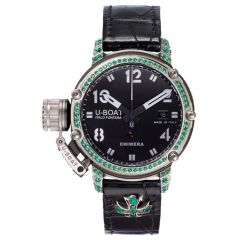 U-Boat Chimera Silver Emeralds 43 mm 7234