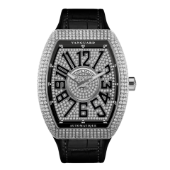 Franck Muller Vanguard Automatic Diamonds 41 x 49.95 mm V 41 S AT D CD (NR) OG DM BLK