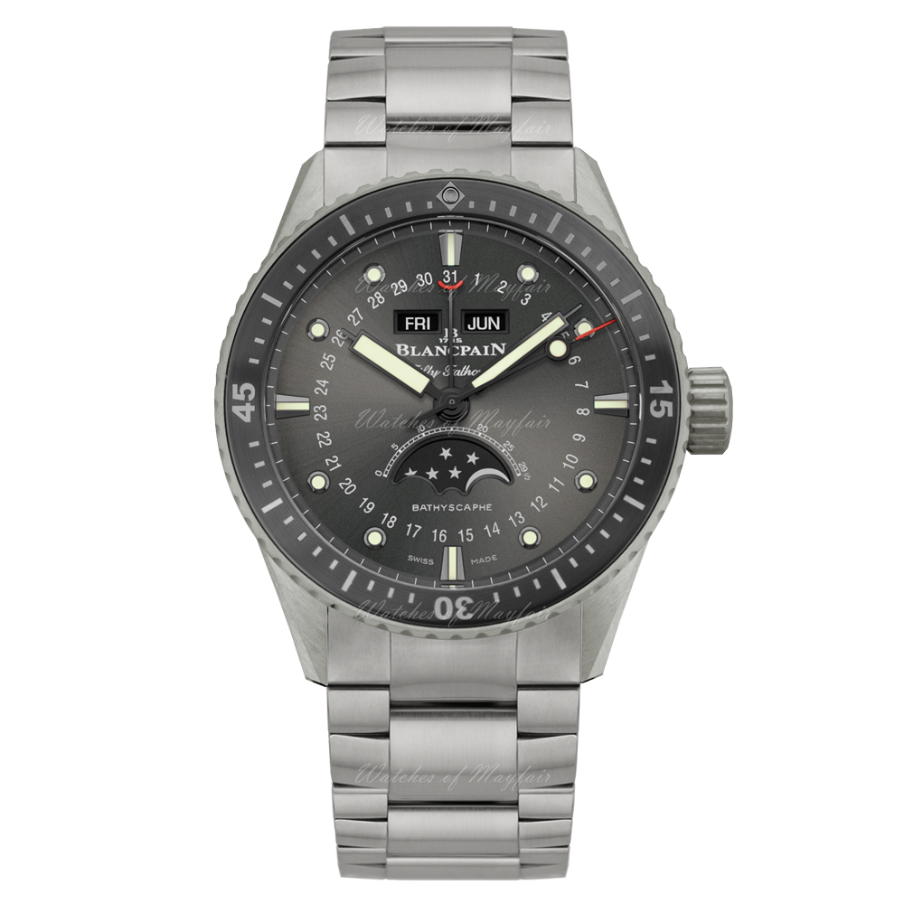 Blancpain Fifty Fathoms Bathyscaphe Quantieme Complet Phases De - Main Image