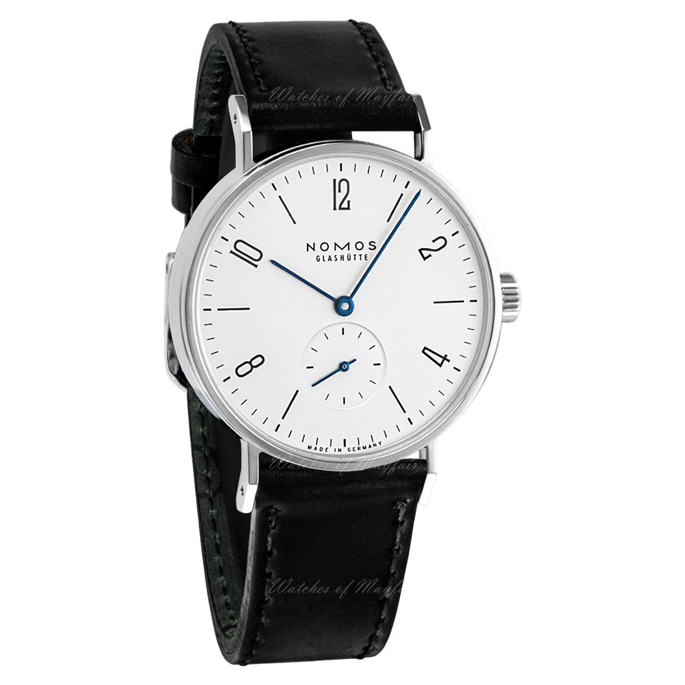 Nomos Tangente Manual Black Leather 38 mm 164