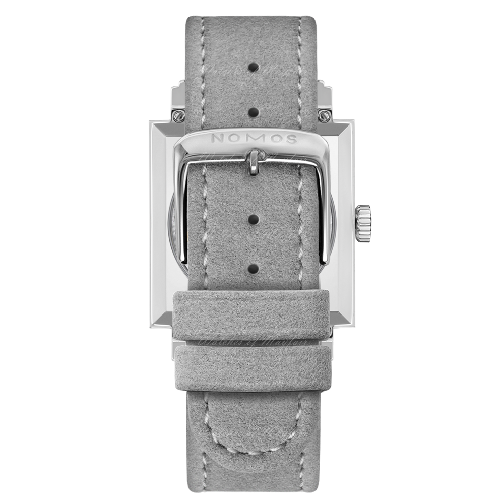Nomos Tetra Die Wildentschlossene Grey Vegan Velour Strap 29.5 29.5 mm 476 Buy Online Watches of Mayfair