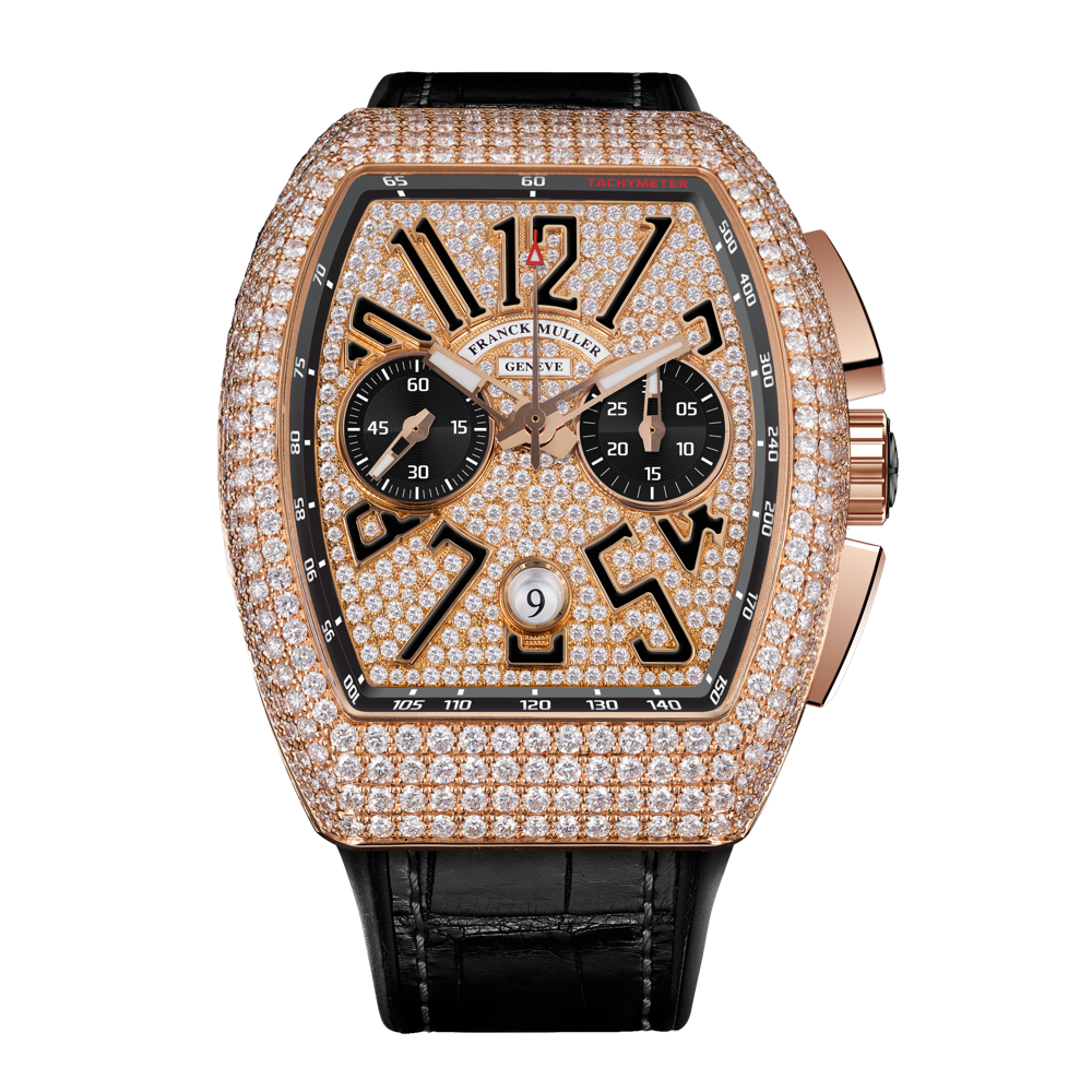 Franck Muller Vanguard 44 x 53.7 mm V 45 CC DT D CD NR 5N DM BLK