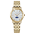 FC-206MPWD1S5B | Frederique Constant Slimline Moonphase Yellow Gold & Steel 30 mm watch. Buy Online
