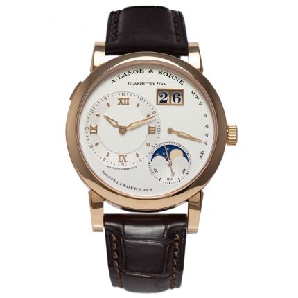 109.032G | A. Lange & Sohne Lange 1 Moon Phase German dial pink gold watch. Buy Online