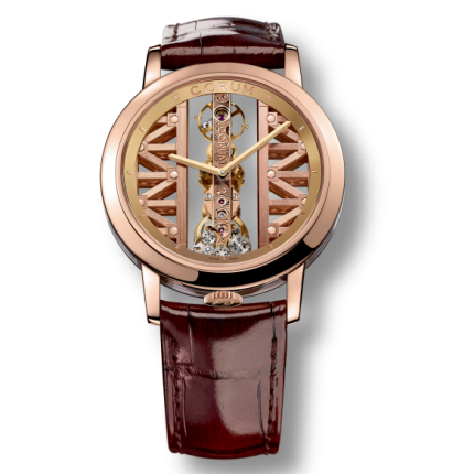 B113/03010 - 113.900.55/0F02 GG55R | Corum Golden Bridge Round 43 mm watch. Buy Online