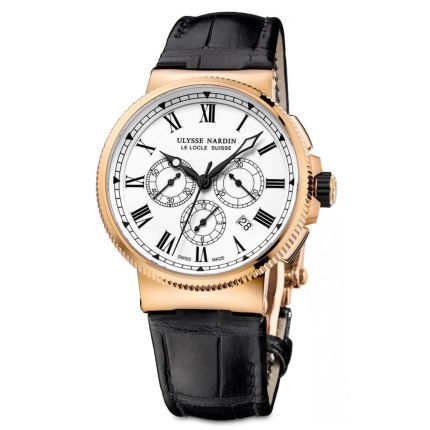 1506-150LE | Ulysse Nardin Marine Chronograph 43mm watch. Buy Online