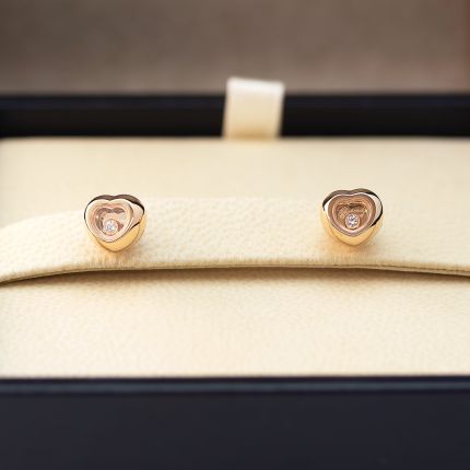 839006-5001 | Buy Online Chopard Miss Happy Rose Gold Diamond Earrings
