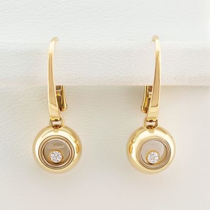 839011-0001|Buy Online Chopard Miss Happy Yellow Gold Diamond Earrings