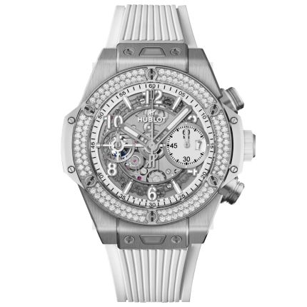 441.NE.2011.RW.1104 | Hublot Big Bang Unico Titanium White Diamonds 42 mm watch | Buy Now