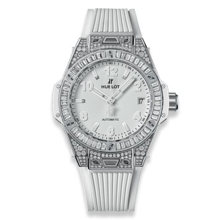 465.SE.2010.RW.0904 | Hublot Big Bang One Click Steel White Jewellery 39mm watch. Buy Online