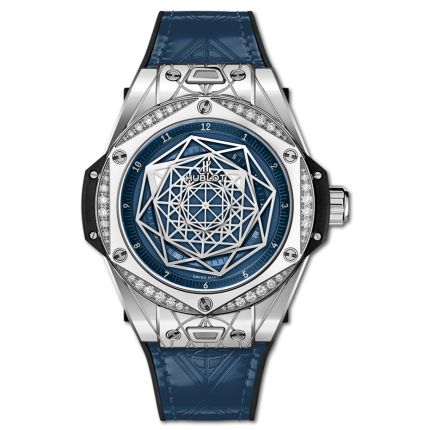465.SS.7179.VR.1204.MXM19 | Hublot Big Bang One Click Sang Bleu Steel Blue Diamonds 39 mm watch. Buy Online