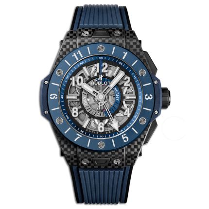 471.QL.7127.RX | Hublot Big Bang Unico GMT Carbon Blue Ceramic 45 mm watch | Buy Now