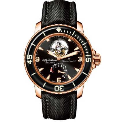 5025-3630-52B | Blancpain Fifty Fathoms Tourbillon 8 Jours 45 mm watch | Buy Online