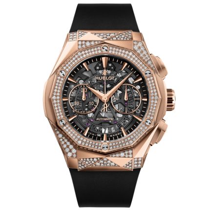 525.OX.0180.RX.1804.ORL19 | Hublot Aerofusion Chronograph Orlinski King Gold Alternative Pave 45 mm watch. Buy Online