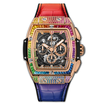 641.OX.0110.LR.0999 | Hublot Spirit Of Big Bang King Gold Rainbow 42mm watch. Buy Online