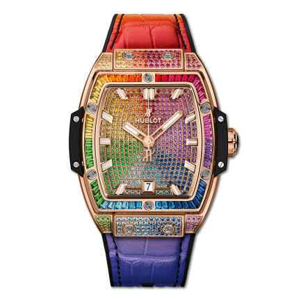 665.OX.9910.LR.0999 | Hublot Spirit Of Big Bang King Gold Rainbow 39mm watch. Buy Online