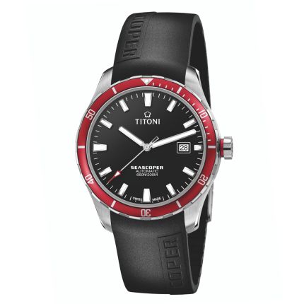 83985 SRB-RB-517 | Titoni Seascoper Steel Automatic 41 mm watch | Buy Now