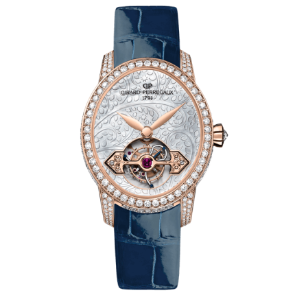 99490D52P706-CK6A | Girard-Perregaux Cat`s Eye Tourbillon With Gold Bridge 37 x 32  mm watch. Buy Online