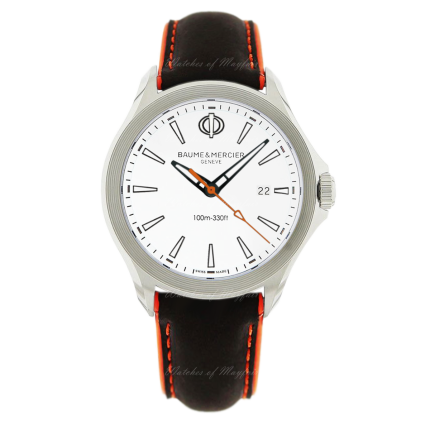 10410 | Baume & Mercier Clifton Club Stainless Steel 42mm watch. Buy Online