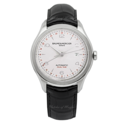 10112 | Baume & Mercier Clifton Stainless Steel 43mm watch | Buy Online