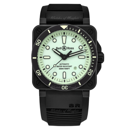 BR0392-D-C5-CE/SRB | Bell & Ross Br 03-92 Diver Full Lum 42 mm watch. Buy Online