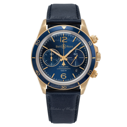 BRV294-BLU-BR/SCA | Bell & Ross Br V2-94 Aeronavale Bronze 41mm watch. Buy Online