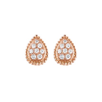 JCO01246 | Buy Boucheron Serpent Boheme Pink Gold Diamond Earrings