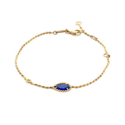 JBT00800 | Boucheron Serpent Boheme Yellow Gold Diamond Bracelet