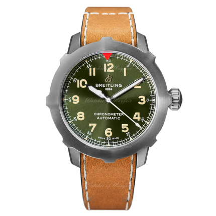 EB2040101L1X1 | Breitling Aviator Super 8 B20 Automatic 46 Titanium Military Green watch. Buy Online
