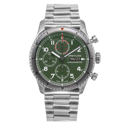 A133161A1L1A1 | Breitling Navitimer Aviator 8 Chronograph 43 Curtiss Warhawk watch | Buy Online