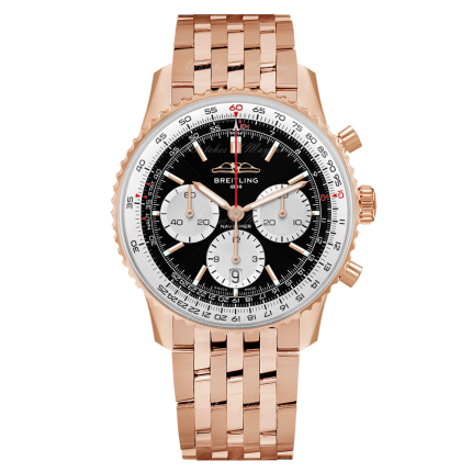 RB0138211B1R1 | Breitling Navitimer B01 Chronograph 43 Red Gold watch | Buy Now