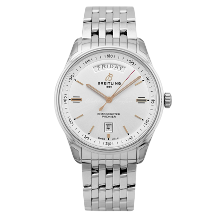 A45340211G1A1 | Breitling Premier Automatic Day & Date 40 Steel watch | Buy Now