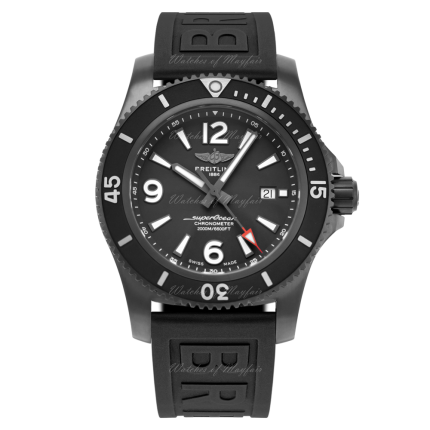 M17368B71B1S2 | Breitling Superocean II Automatic 46 Black Steel watch | Buy Online