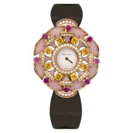 102420 | BVLGARI DIVAS' DREAM Pink Gold Quartz 39 mm watch  | Buy Online