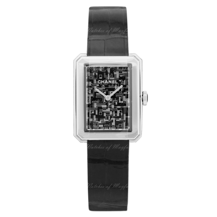 H6127 | Chanel Boy·Friend Tweed Small Version 27.9 x 21.5 mm watch. Buy Online