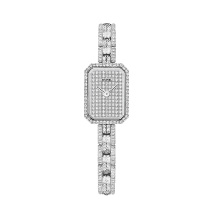 H2437 | Chanel Premiere Mini White Gold Full Diamonds Watch. Buy Online