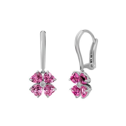 839370-1003 | Buy Chopard For You White Gold Pink Sapphire Earrings