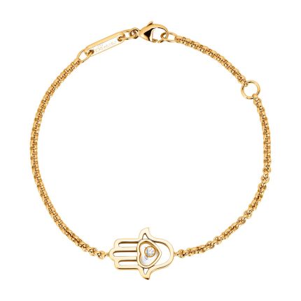 Lucky Charm Bracelet Empreinte, Gold - Goralska Joaillerie