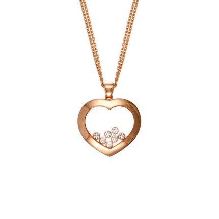 799202-5001 | Buy Chopard Happy Curves Rose Gold Diamond Pendant