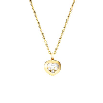 799203-0001 | Buy Chopard Happy Curves Yellow Gold Diamond Pendant
