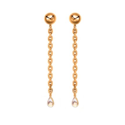 839082-5001 | Buy Chopard Happy Diamonds Rose Gold Diamond Earrings