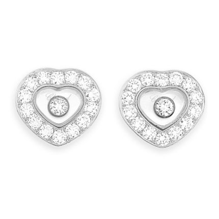 831084-1001 | Buy Chopard Happy Diamonds Icons Ear Pins White Gold