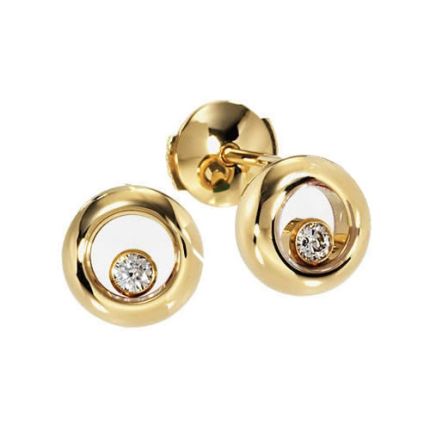 832904-0001 | Buy Chopard Happy Diamonds Icons Yellow Gold Earrings