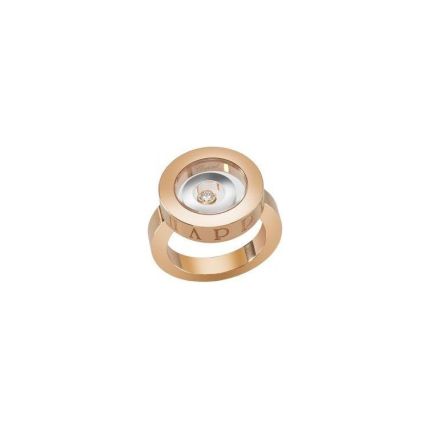 825405-9108 |Buy Chopard Happy Spirit White and Rose Gold Diamond Ring