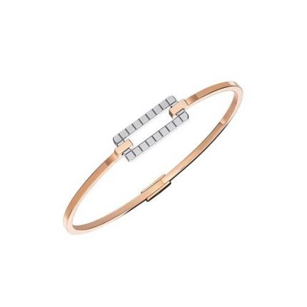 859895-9008 | Chopard Ice Cube Rose and White Gold Bracelet | Buy Now